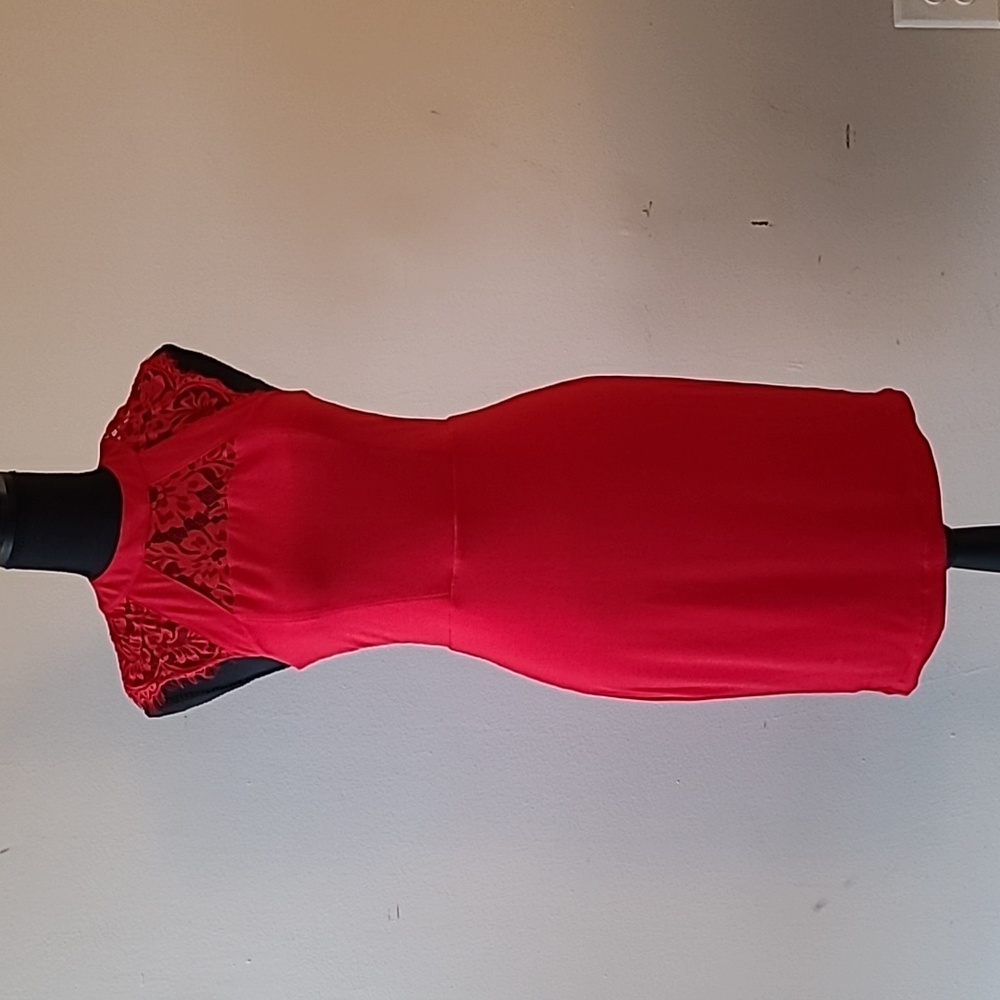 Express sexy red dress